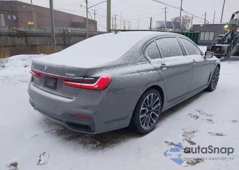 2020 BMW 740I xDrive from USA, damaged, VIN WBA7T4C07LCD71040